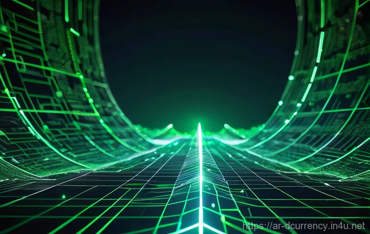 디지털화폐의 기후적 영향 분석 - **Prompt:** A vast, industrial-scale cryptocurrency mining farm in a remote, arid landscape. Rows up...