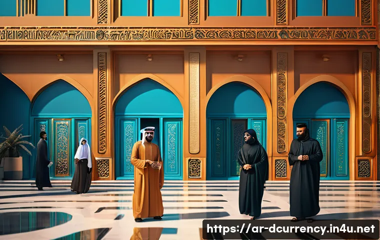 디지털화폐의 경제적 효과 분석 - A modern Middle Eastern digital marketplace scene illustrating diverse Arab consumers using cryptocu...
